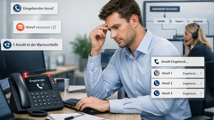 Editorial zu den Kosten verpasster Anrufe mit Rechenmodell, Telefon und Umsatzwirkung